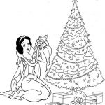 Snow White - Disney Christmas Coloring Pages