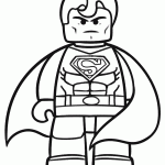 Superman - Lego Coloring Pages
