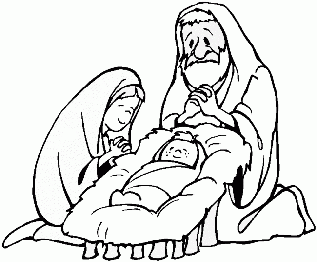 Baby Jesus Coloring Pages - Best Coloring Pages For Kids