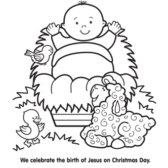 Baby Jesus Coloring Pages - Best Coloring Pages For Kids