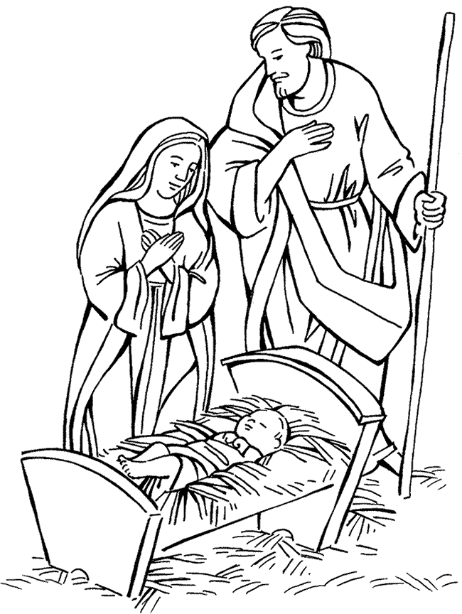 Baby Jesus Coloring Pages - Best Coloring Pages For Kids