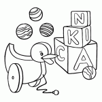 Blocks - Toys Coloring Pages