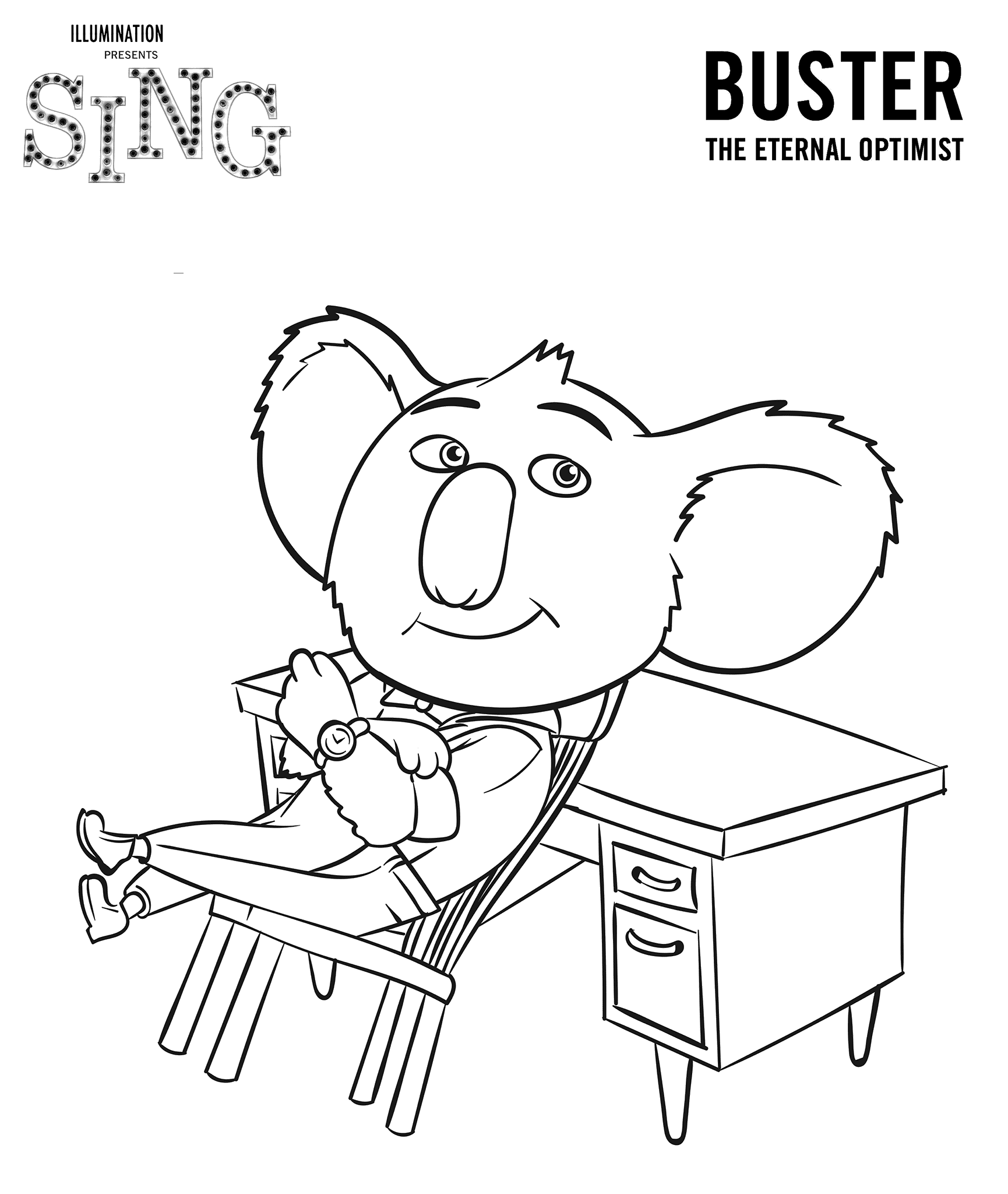 Sing Coloring Pages - Best Coloring Pages For Kids