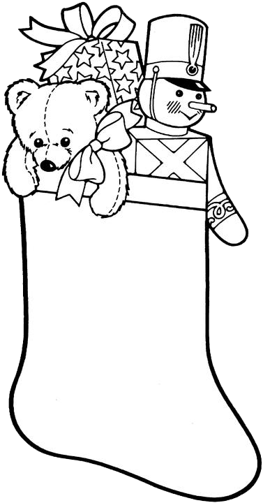 Christmas Stocking Coloring Pages - Best Coloring Pages For Kids