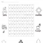 Christmas Word Search for Kids