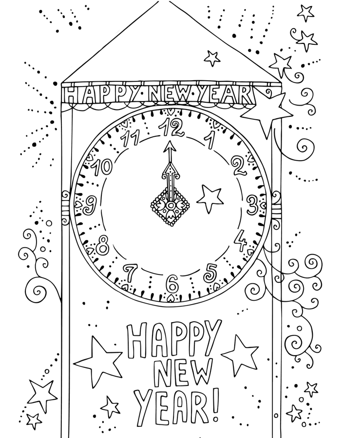 Wonderful Winter Coloring Page