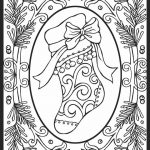 Detailed Christmas Stocking Coloring Pages