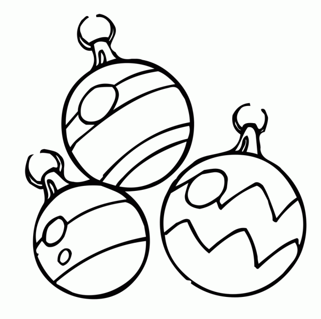 Christmas Ornament Coloring Pages - Best Coloring Pages For Kids