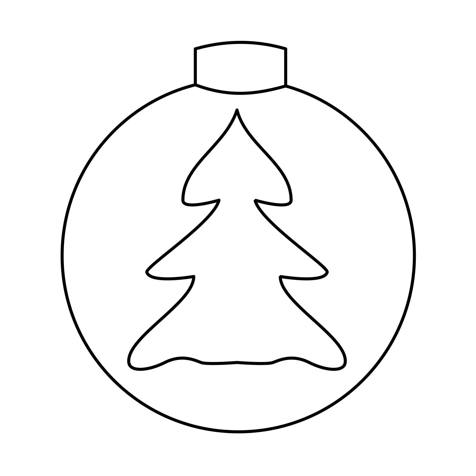 Printable Christmas Tree Ornaments