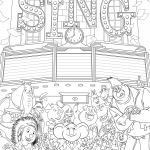 Free Sing Coloring Pages