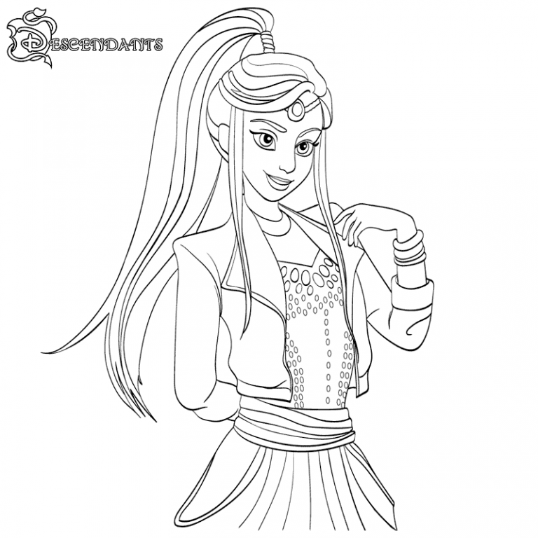Descendants Coloring Pages - Best Coloring Pages For Kids