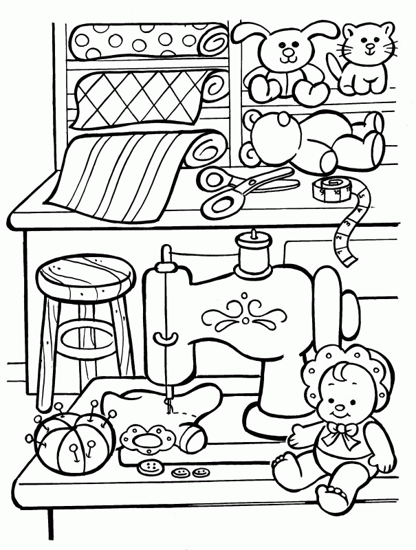 Toys Coloring Pages - Best Coloring Pages For Kids