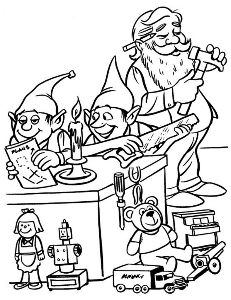 Download Santa Coloring Pages - Best Coloring Pages For Kids