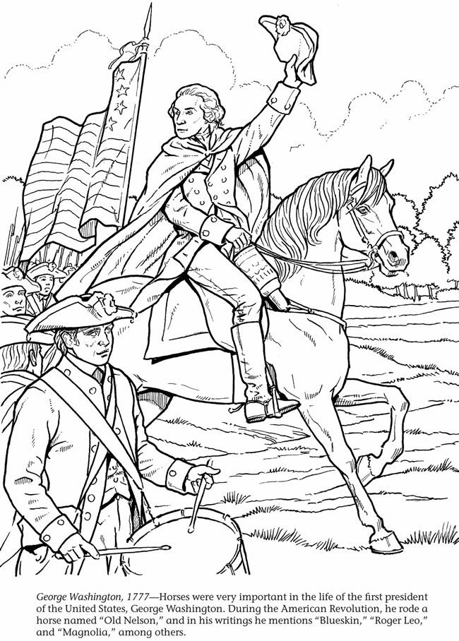 George Washington Coloring Pages - Best Coloring Pages For Kids