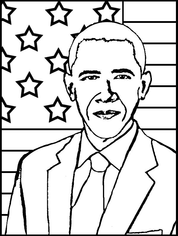 Barack Obama Coloring Pages Best Coloring Pages For Kids Barack Obama Coloring Pages Best Coloring Pages For Kids