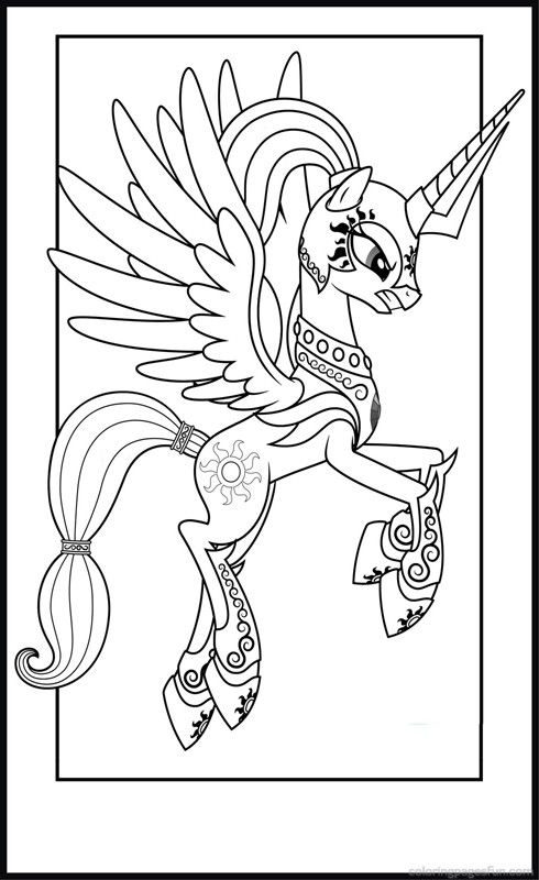 Princess Celestia Coloring Pages - Best Coloring Pages For Kids