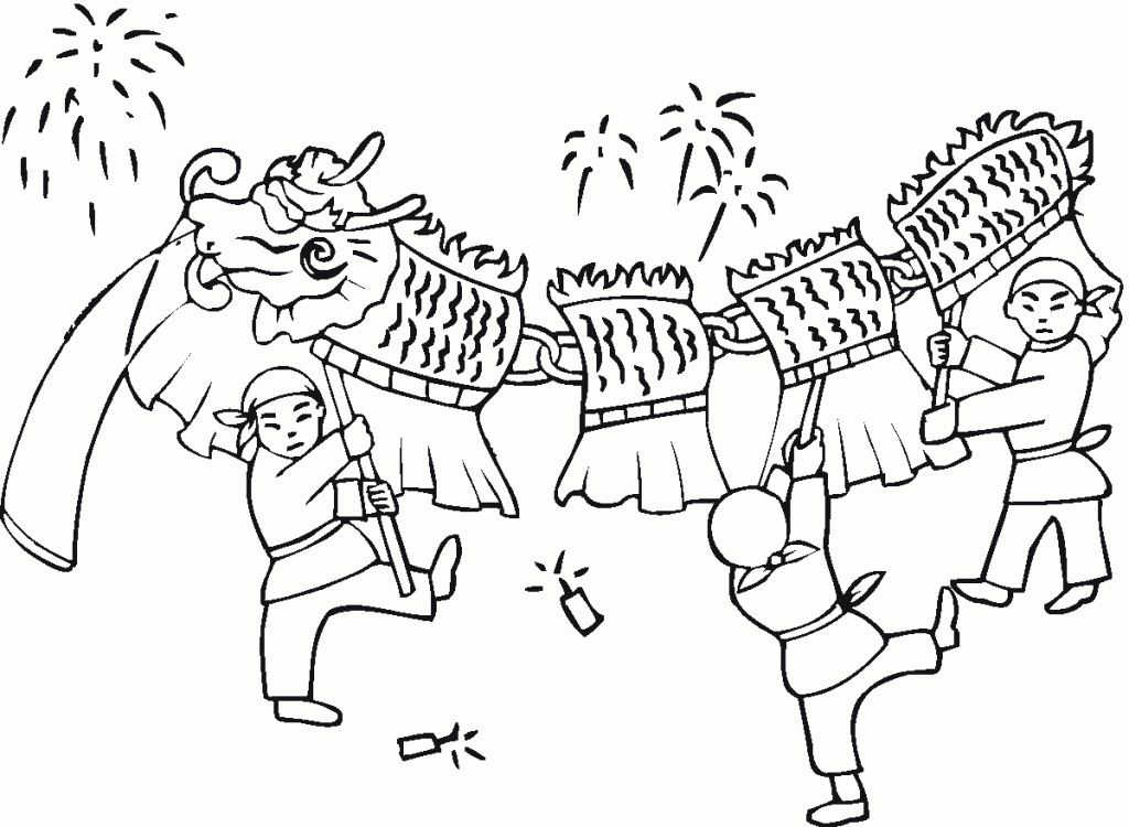 Chinese New Year Coloring Pages