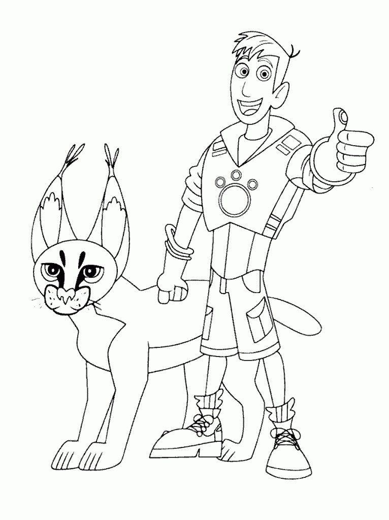 Creature Adventure - Wild Kratts Coloring Pages