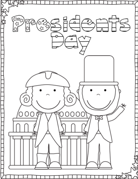 Presidents Day Coloring Pages 2