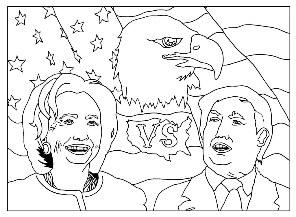 Donald Trump Campaign Coloring Pages