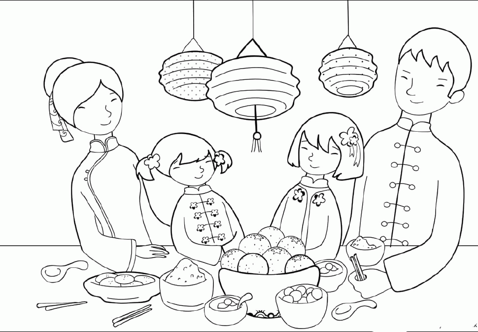Free Chinese New Year Coloring Pages