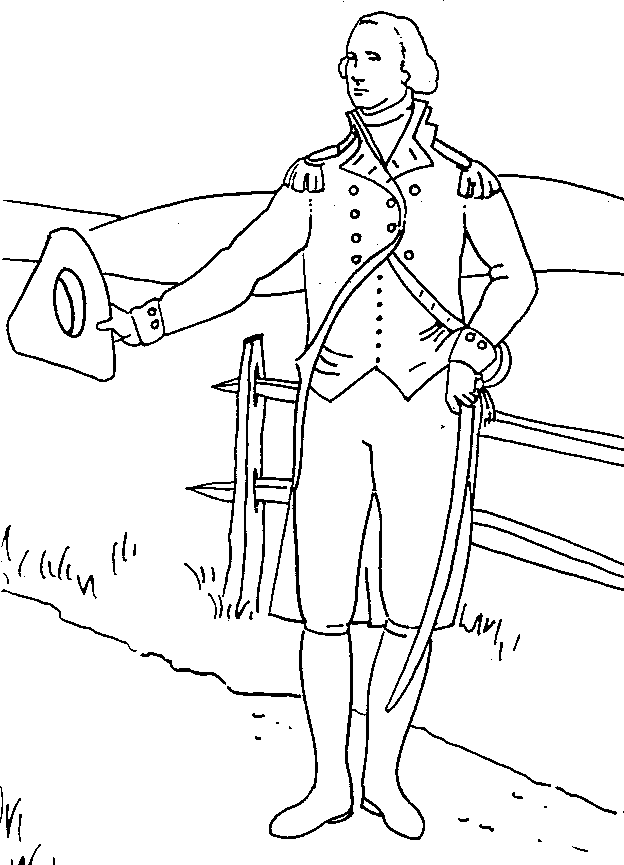 Free George Washington Coloring Pages