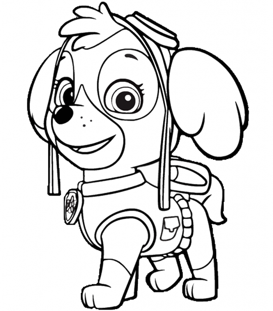 Free Paw Patrol Coloring Page