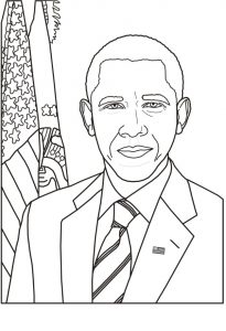 Barack Obama Coloring Pages - Best Coloring Pages For Kids
