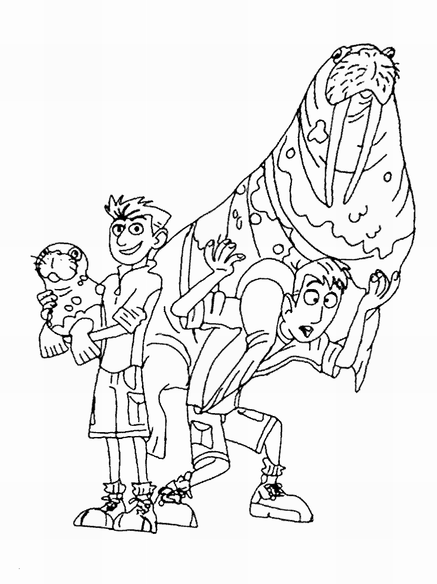 wild kratts coloring pages brothers