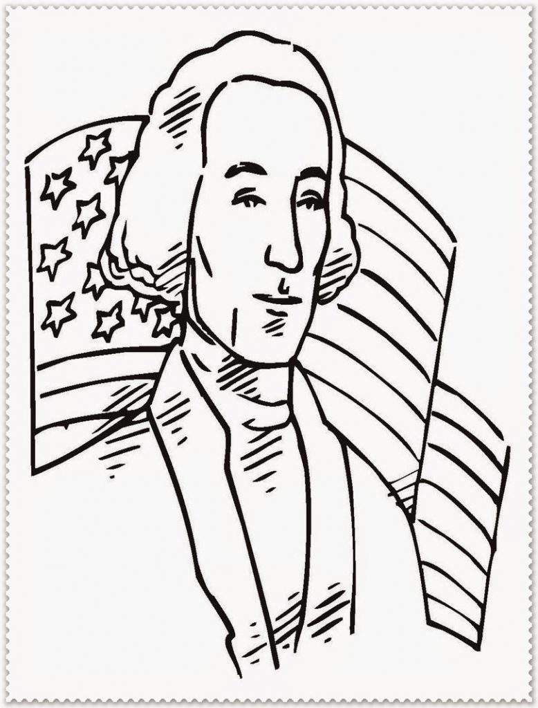 George Washington Coloring Page