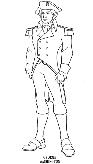 George Washington Coloring Pages - Best Coloring Pages For Kids