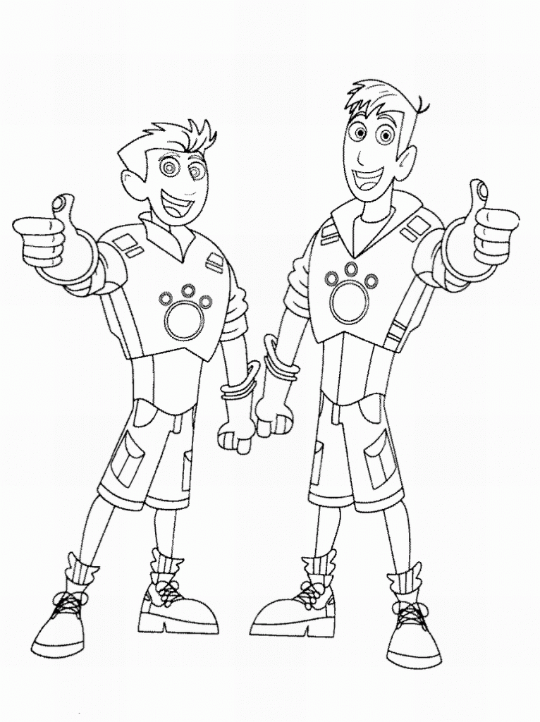 Go Wild Kratts Coloring Pages