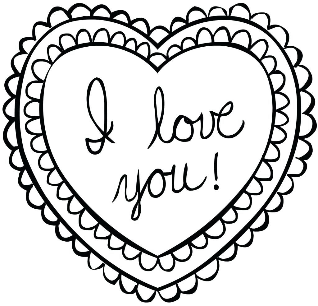 Valentine Heart Coloring Pages - Best Coloring Pages For Kids