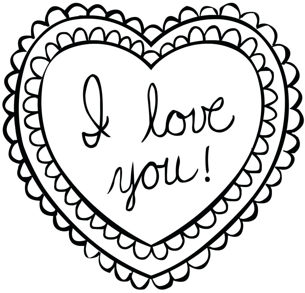 Download Valentine Heart Coloring Pages - Best Coloring Pages For Kids