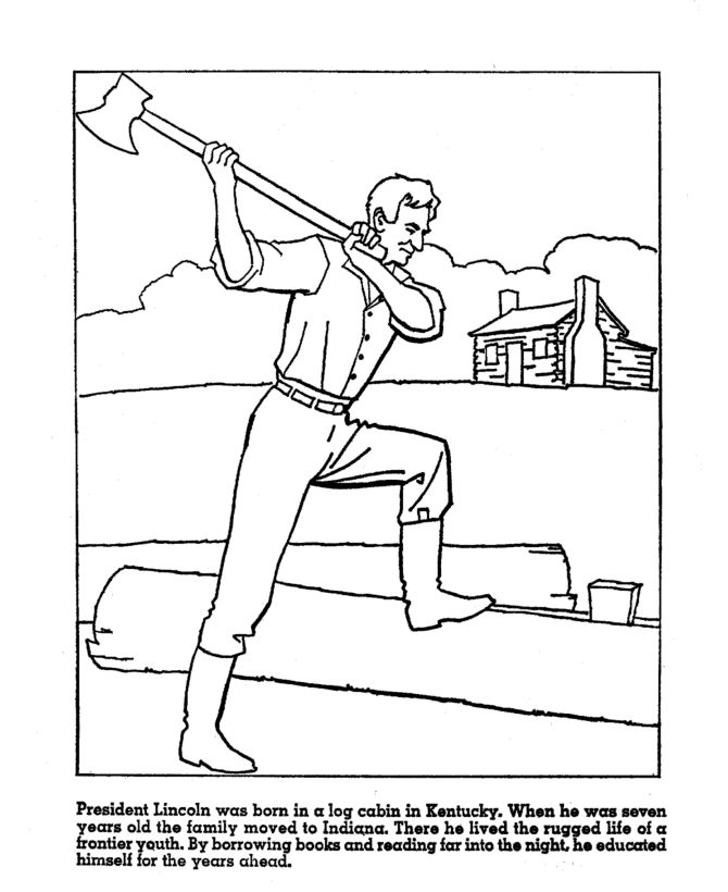 Abraham Lincoln Coloring Pages - Best Coloring Pages For Kids