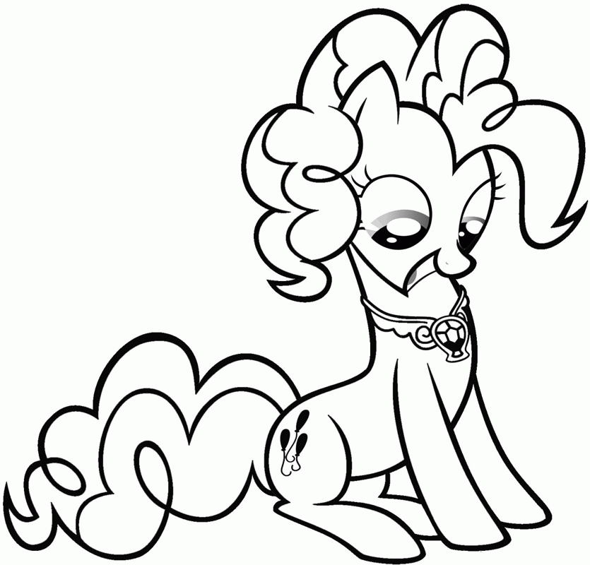 MLP Pinkie Pie Coloring Pages
