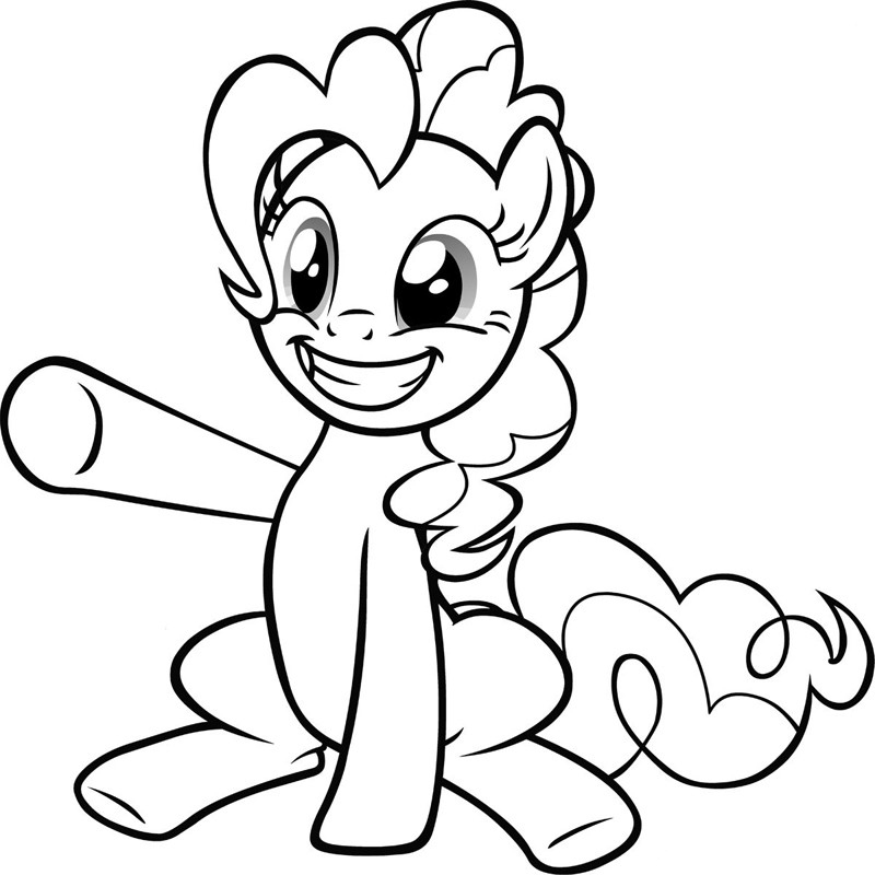Pinkie Pie Coloring Pages Printable