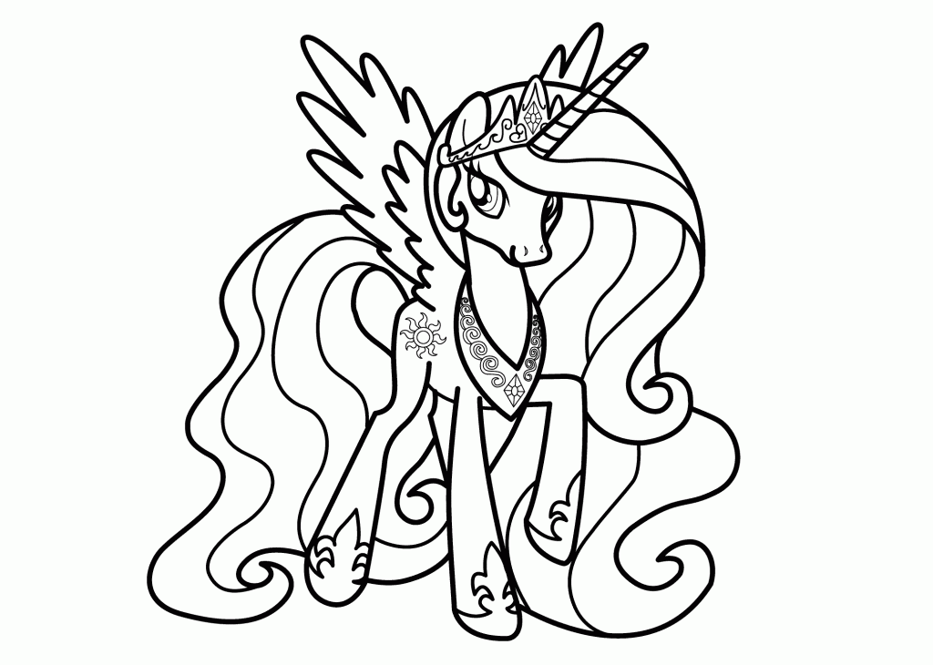 Princess Celestia Coloring Pages - Best Coloring Pages For Kids