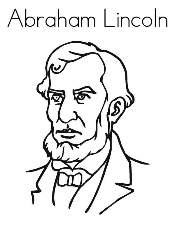 Abraham Lincoln Coloring Sheets For Kids Coloring Pages