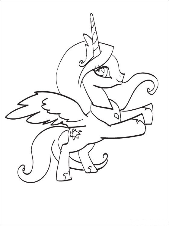 Princess Celestia Coloring Pages - Best Coloring Pages For Kids