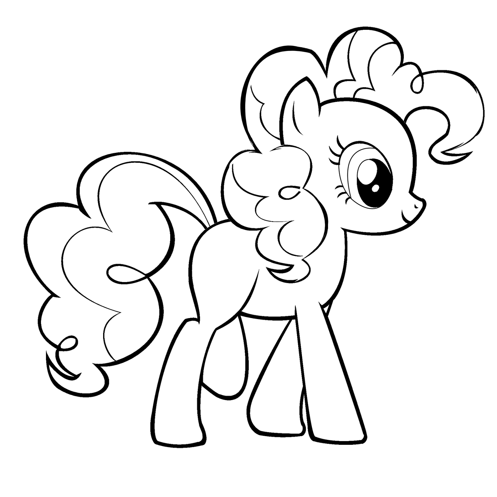 Pinkie Pie Printable Coloring Pages