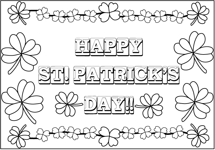 St Patricks Day Coloring Pages Best Coloring Pages For Kids