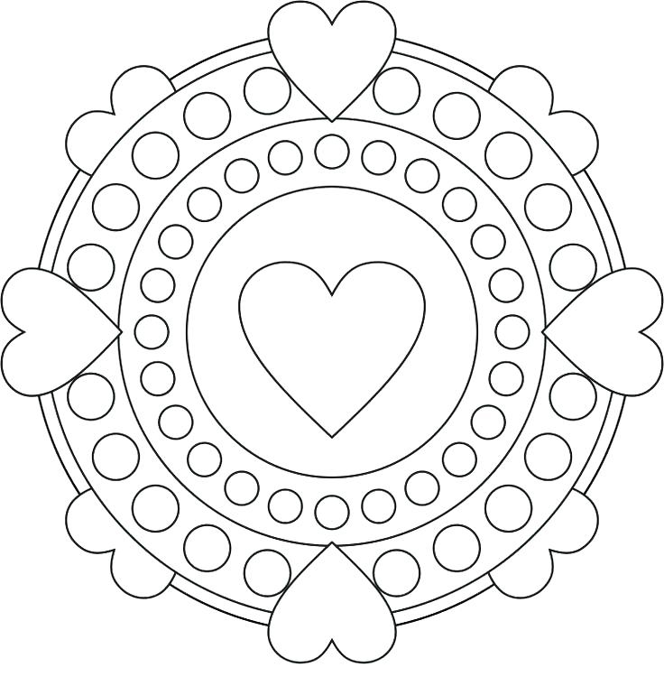 Download Valentine Heart Coloring Pages - Best Coloring Pages For Kids