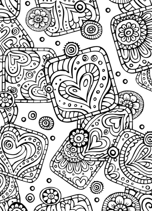 Valentines Day Coloring Pages for Adults - Best Coloring Pages For Kids