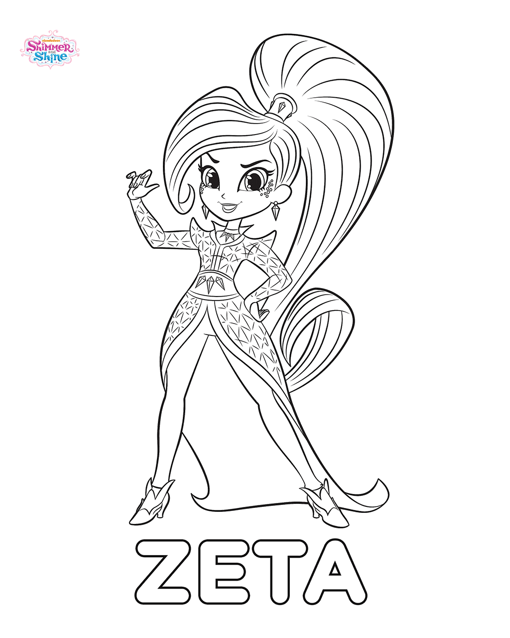 Featured image of post Shimmer And Shine Coloring Pages Printable Search images from huge database containing over 620 000 coloring pages