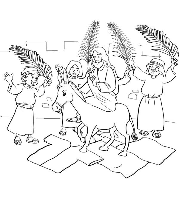 Palm Sunday Coloring Pages Best Coloring Pages For Kids