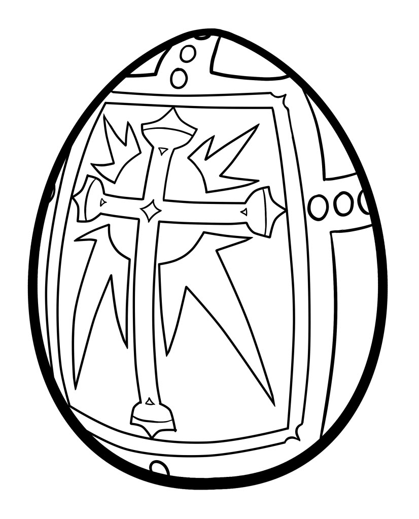 Religious Easter Coloring Pages For Children Free Printable