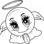 Emoji Coloring Pages - Angel