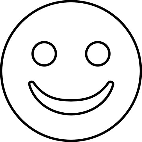 Emoji Coloring Pages - Smile