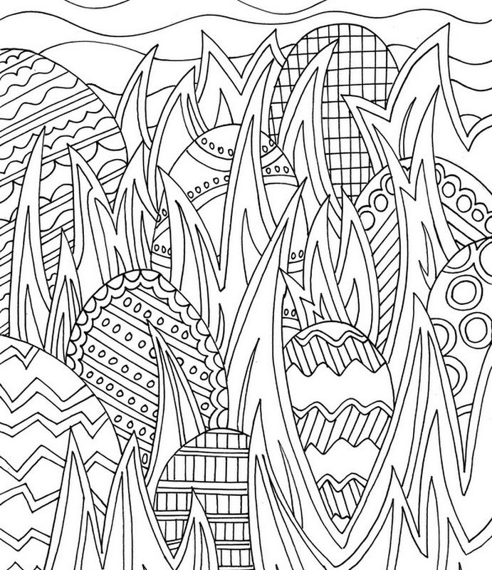 Free Adult Easter Coloring Pages